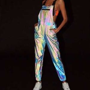 Forever 21. Reflective overalls